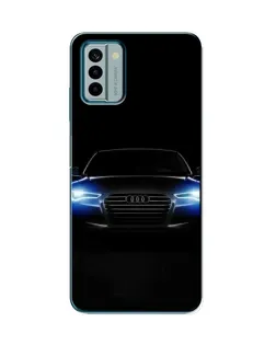 Чехол для Nokia G22 с картинкой «Audi в неоне»