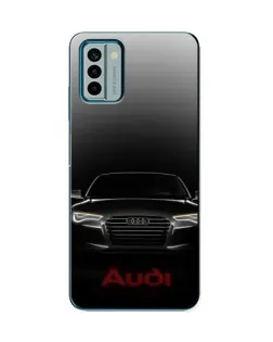 Чехол для Nokia G22 с картинкой «Audi — градиентный контур»