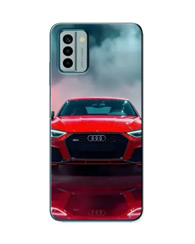 Чехол для Nokia G22 с картинкой «Audi RS — красный стиль»