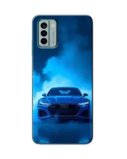 Чехол для Nokia G22 с картинкой «Audi — голубая энергия»