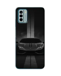 Чехол для Nokia G22 с картинкой «Lamborghini симметрия дорог»