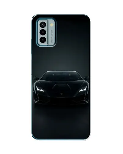 Чехол для Nokia G22 с картинкой «Черный Lamborghini Aventador» Чехол для Nokia G22 с картинкой «Черный Lamborghini Aventador»