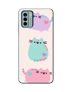 Чехол для Nokia G22 с картинкой «Pusheen трио» Чехол для Nokia G22 с картинкой «Pusheen трио»
