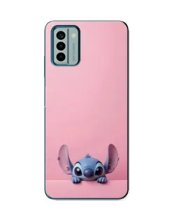 Чехол для Nokia G22 с картинкой «Stitch выглядывает»