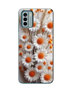 Чохол для Nokia G22 з картинкою «Білі сухоцвіти»