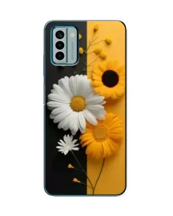 Чохол для Nokia G22 з картинкою «Соняшник та ромашка»
