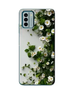 Чохол для Nokia G22 з картинкою «Гілка дрібних білих квітів»