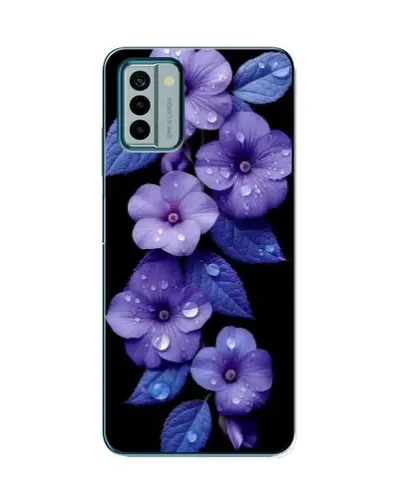 Чохол для Nokia G22 з картинкою «Фіолетові квіти з росою» Чохол для Nokia G22 з картинкою «Фіолетові квіти з росою»