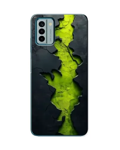 Чехол для Nokia G22 с картинкой «Салатовый разлом скалы» Чехол для Nokia G22 с картинкой «Салатовый разлом скалы»