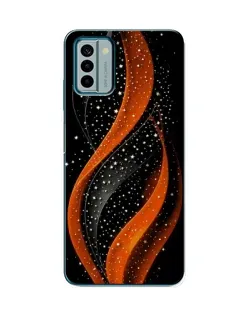 Чехол для Nokia G22 с картинкой «Огненная звездная волна»