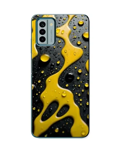 Чехол для Nokia G22 с картинкой «Жидкое желтое золото» Чехол для Nokia G22 с картинкой «Жидкое желтое золото»