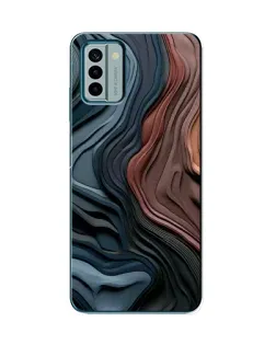 Чехол для Nokia G22 с картинкой «Цветные волны каньона»