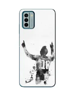 Чохол для Nokia G22 з картинкою «Чорно-білий силует Мессі» Чохол для Nokia G22 з картинкою «Чорно-білий силует Мессі»