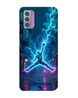 Чехол для Nokia G42 с картинкой «Jordan Gold Jumpman»