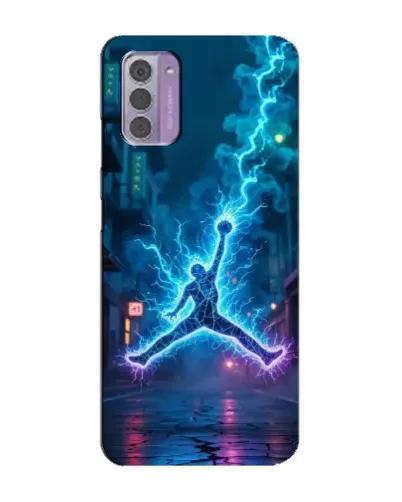 Чехол для Nokia G42 с картинкой «Jordan Gold Jumpman»