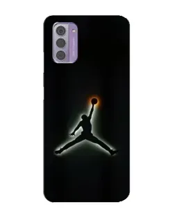 Чехол для Nokia G42 с картинкой «Jordan Gradient Logo»