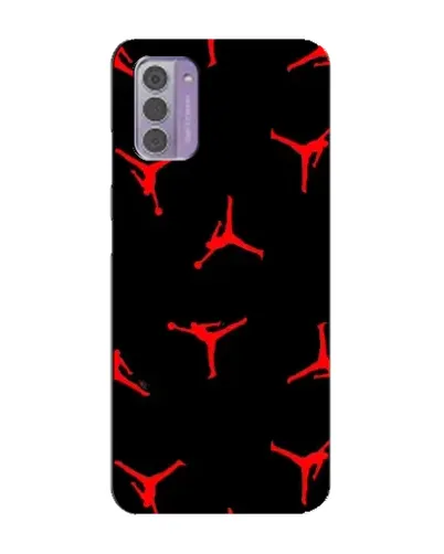 Чехол для Nokia G42 с картинкой «Jordan Red Pattern»