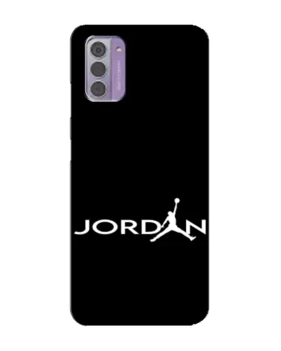 Чехол для Nokia G42 с картинкой «Jordan White Logo»