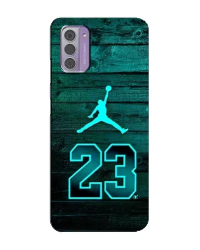 Чехол для Nokia G42 с картинкой «Jordan Cyan 23»