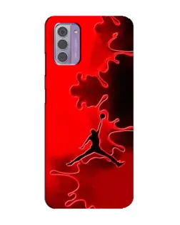 Чехол для Nokia G42 с картинкой «Jordan Red Smoke»