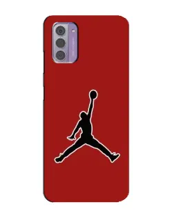 Чехол для Nokia G42 с картинкой «Jordan Red Back»