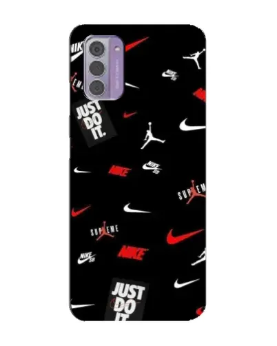Чехол для Nokia G42 с картинкой «Nike Mix Pattern»