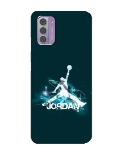 Чехол для Nokia G42 с картинкой «Jordan Blue Fire»