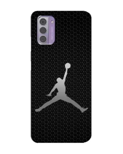 Чехол для Nokia G42 с картинкой «Jordan Dark Carbon»