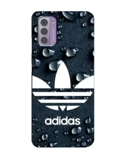 Чехол для Nokia G42 с картинкой «Adidas Trefoil Blue»