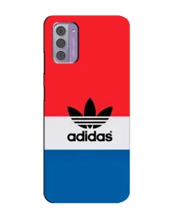 Чехол для Nokia G42 с картинкой «Ретро блоки Adidas»