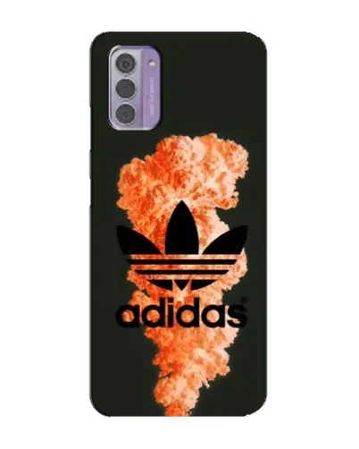 Чехол для Nokia G42 с картинкой «Оранжевый дым Adidas»