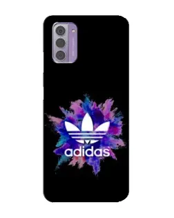 Чехол для Nokia G42 с картинкой «Взрыв красок Adidas»