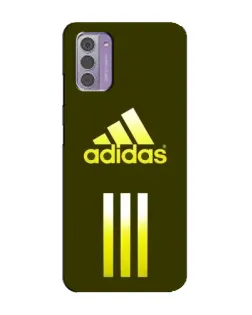 Чехол для Nokia G42 с картинкой «Оливковый градиент Adidas»