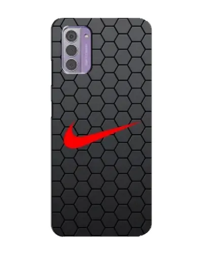 Чехол для Nokia G42 с картинкой «Nike — карбоновая сетка»