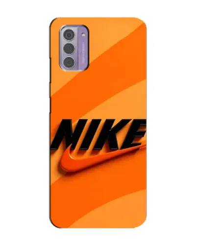 Чехол для Nokia G42 с картинкой «Оранжевый драйв Nike»