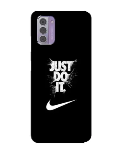 Чехол для Nokia G42 с картинкой «Текстовый принт Nike»