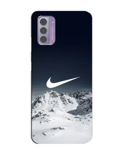 Чехол для Nokia G42 с картинкой «Nike — зимние горы»