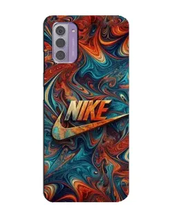 Чехол для Nokia G42 с картинкой «Nike в абстракции»