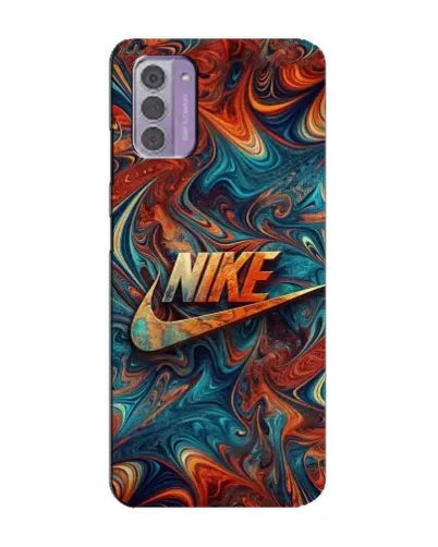 Чехол для Nokia G42 с картинкой «Nike в абстракции»