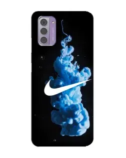 Чехол для Nokia G42 с картинкой «Nike и синий дым»
