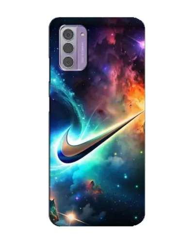 Чехол для Nokia G42 с картинкой «Космический Nike Swoosh»