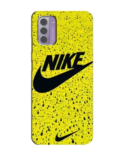 Чехол для Nokia G42 с картинкой «Желтый текстурный Nike»