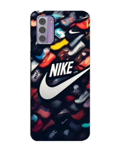 Чехол для Nokia G42 с картинкой «Коллекция кроссовок Nike»