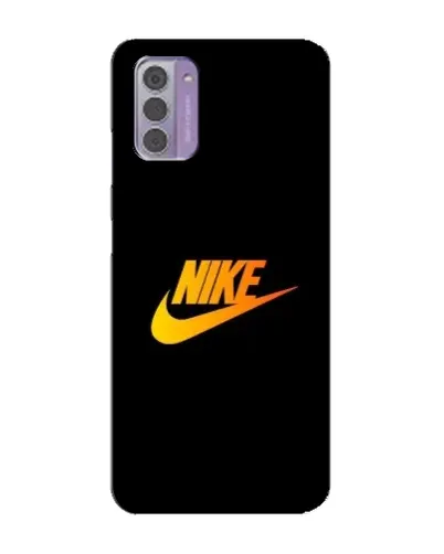 Чехол для Nokia G42 с картинкой «Золотой логотип Nike»