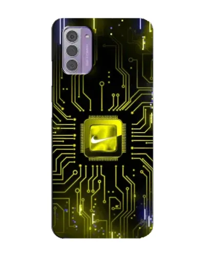 Чехол для Nokia G42 с картинкой «Nike — золотая искра»