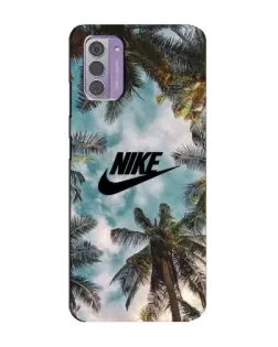 Чехол для Nokia G42 с картинкой «Тропический принт Nike» Чехол для Nokia G42 с картинкой «Тропический принт Nike»