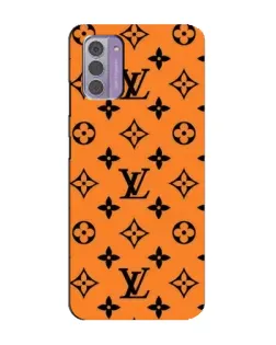 Чехол для Nokia G42 с картинкой «Оранжевый стиль LV»
