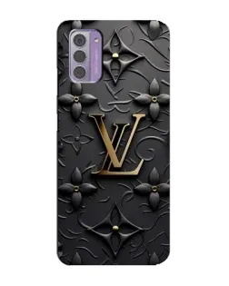 Чехол для Nokia G42 с картинкой «Кожаная текстура LV»