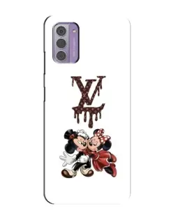 Чехол для Nokia G42 с картинкой «LV и Микки Маус»