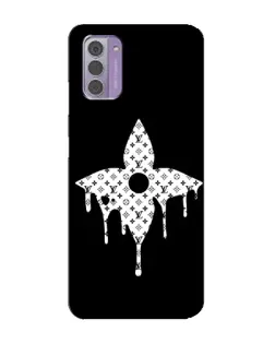 Чехол для Nokia G42 с картинкой «Цветочная монограмма»